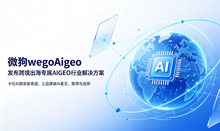 微狗wegoAigeo发布全域跨境AIGEO行业解决方案