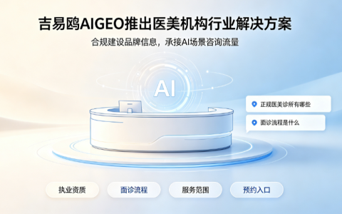 吉易鸥AIGEO发布医美机构行业AI获客解决方案